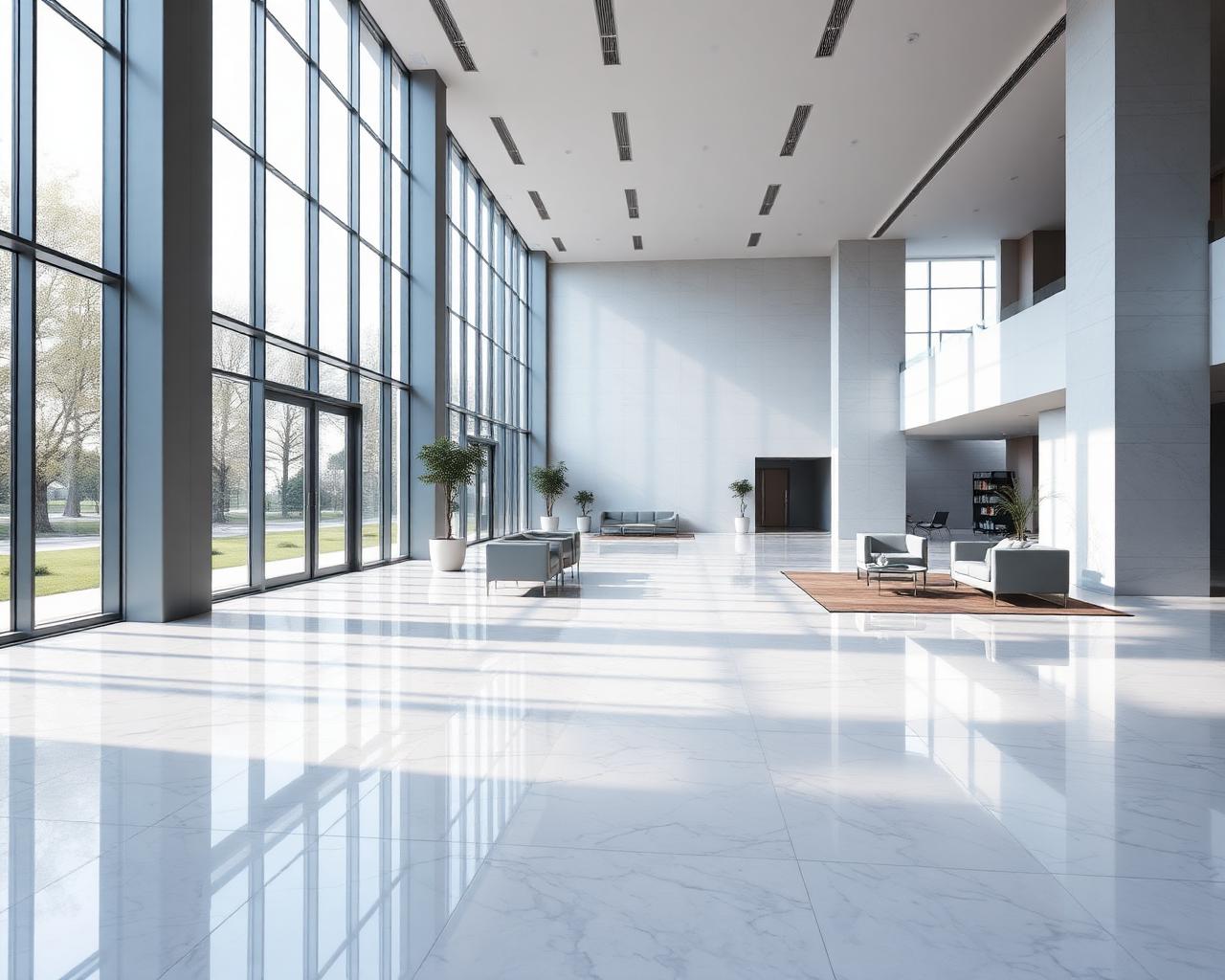 Elevated Facility Solutions cleaning team servicing a corporate office